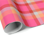 Modern Play Pink Oranje Cadeaupapier (Rol Hoek)