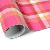 Modern Play Pink Oranje Cadeaupapier (Rol Hoek)
