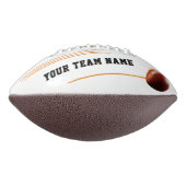 Modern Player Team Naam Nummer Silhouette American Football (Gedraaid 90)