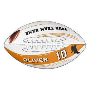 Modern Player Team Naam Nummer Silhouette American Football