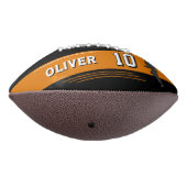 Modern Player Team Naam Nummer Silhouette American Football (Gedraaid 270)