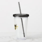 Modern, playful, cheerful design of Feeling Good Acryl Drinkbeker (Links)