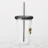 Modern, playful, cheerful design of Feeling Good Acryl Drinkbeker (Rechts)