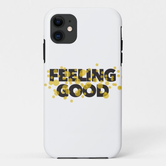 Modern, playful, cheerful design of Feeling Good Case-Mate iPhone Case (Achterkant)