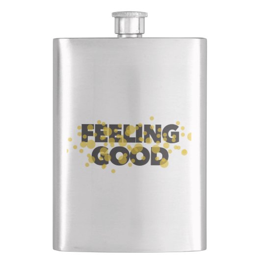 Modern, playful, cheerful design of Feeling Good Flacon (Voorkant)