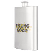 Modern, playful, cheerful design of Feeling Good Flacon (Links)