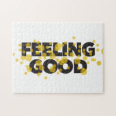 Modern, playful, cheerful design of Feeling Good Legpuzzel (Horizontaal)