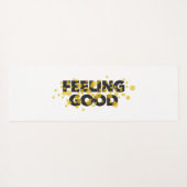 Modern, playful, cheerful design of Feeling Good Yogamat (Achterkant (horizontaal))