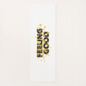 Modern, playful, cheerful design of Feeling Good Yogamat (Achterkant)