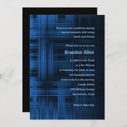 Modern Plays Kaart (Voorkant / Achterkant)