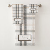 Modern Plays Porcelain White Bad Handdoek (Insitu)