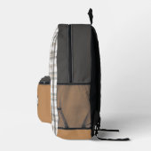 Modern Plays Porcelain White Bedrukte Rugzak (Rechts)