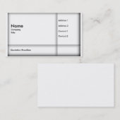 Modern Plays Visitekaartje (Voorkant / Achterkant)