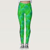 Modern plezier niet aanraken groene woestijn cactu leggings (Voorkant)