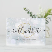 Modern Plezier Wijzig de Datum Nieuwe Planning Upd Save The Date (Staand voorkant)