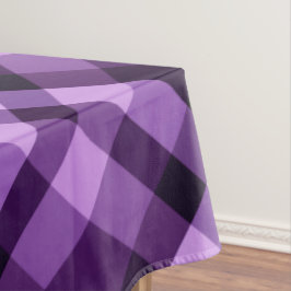 Modern Plum Paarse geruite Patroon Medium Tafelkle Tafelkleed