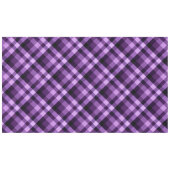 Modern Plum Paarse geruite patroondoek groot tafel Tafelkleed (Voorkant (Horizontaal))
