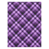 Modern Plum Paarse geruite patroondoek Tafelkleed (Voorkant)