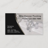 Modern Plumber Sink Faucet Design Visitekaartje (Voorkant)