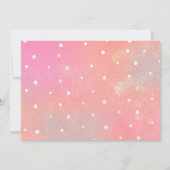 Modern pok Dot Surprise Boy Gold Foil Baby shower Kaart (Achterkant)