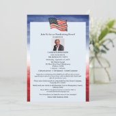 Modern Politiek Fondsenwervingsevenement Kaart (Staand voorkant)