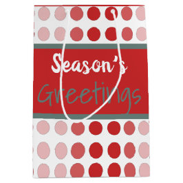 Modern Polka Dot Medium Cadeauzakje