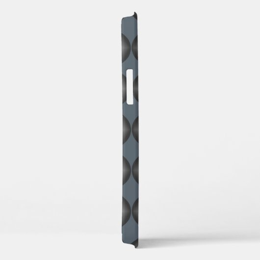Modern Polka Dot Pattern Case-Mate iPhone Case (Achterkant / Rechts)