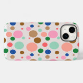 Modern Polka Dot Pattern Case-Mate iPhone Case (Achterkant (horizontaal))
