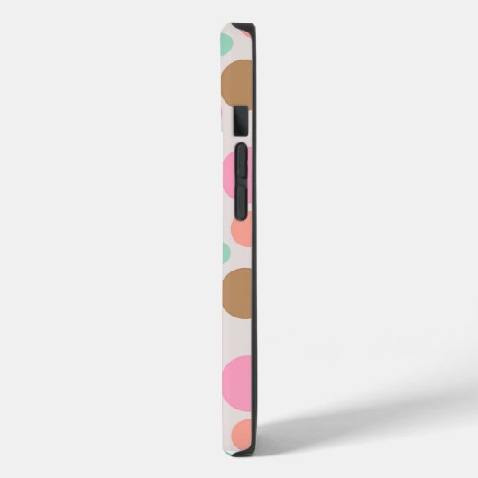 Modern Polka Dot Pattern Case-Mate iPhone Case (Achterkant / Links)