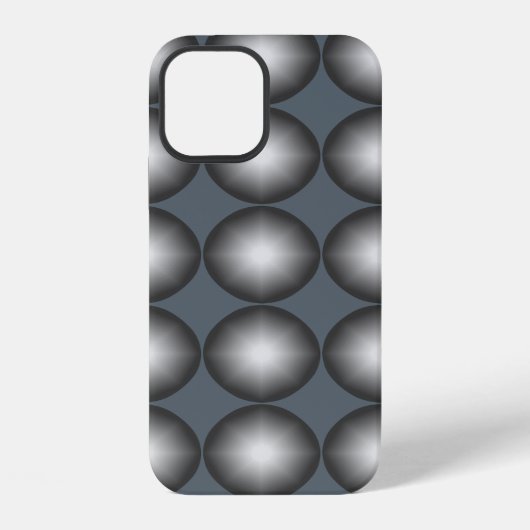 Modern Polka Dot Pattern iPhone Hoesje (Achterkant)