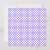 MODERN POLKA DOT WEDDING INVITATIONS PAARS BELL KAART (Achterkant)