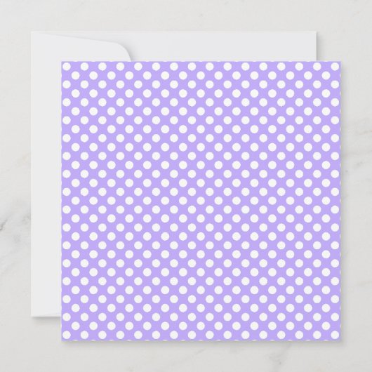 MODERN POLKA DOT WEDDING INVITATIONS PAARS BELL KAART (Achterkant)