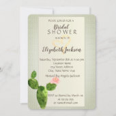 Modern Polka Dots Cactus Heart Vrijgezellenfeest Kaart (Voorkant)