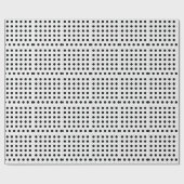 Modern Polka Dots Cadeaupapier (Vlak)