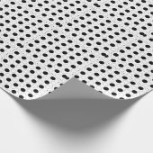 Modern Polka Dots Cadeaupapier (Hoek)
