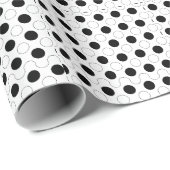 Modern Polka Dots Cadeaupapier (Rol Hoek)