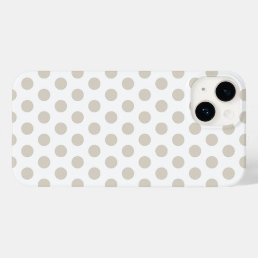Modern Polka Dots Case-Mate iPhone Case (Achterkant (horizontaal))