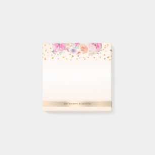 Modern Polka Dots, Confetti, Flowers - Gepersonali Post-it® Notes