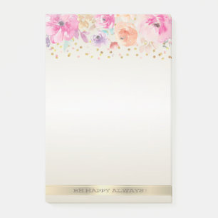 Modern Polka Dots, Confetti, Flowers - Gepersonali Post-it® Notes