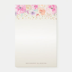 Modern Polka Dots, Confetti, Flowers - Gepersonali Post-it® Notes