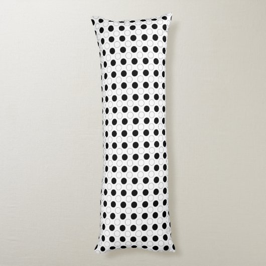 Modern Polka Dots Lichaamskussen (Achterkant (Verticaal))