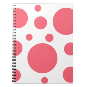 Modern Polka Dots patroon Notitieboek