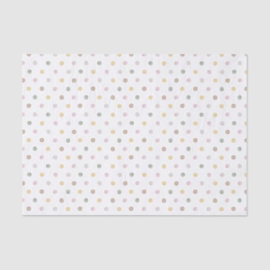 Modern Polkadot Weefselpapier Tissuepapier (Voorkant)