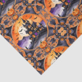 Modern pompoen Halloween herfst Collectie Tissuepapier (Detail)