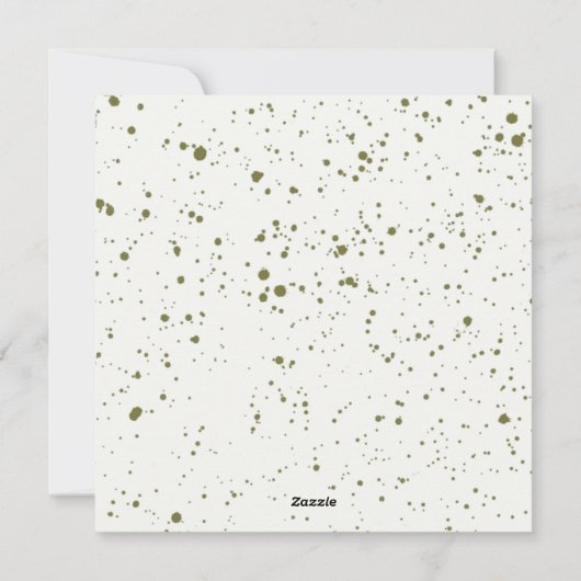 Modern pompoen Happy Thanksgiving Holiday Kaart (Achterkant)