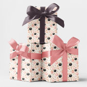 Modern pompoenmonogram – gepersonaliseerd Initiaal Cadeaupapier