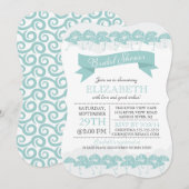 Modern Pool Blue Umbrella Vrijgezellenfeest Kaart (Voorkant / Achterkant)