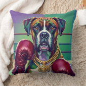 Modern Pop Art Boxer Dog Boxing Athlete 360° Kussen (Deken)