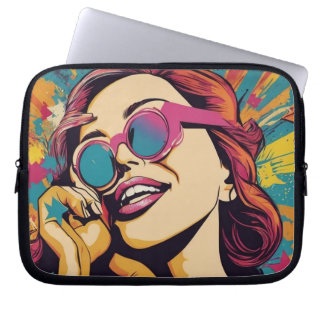 Modern Pop Art Hoesje Laptop Sleeve