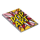 Modern POP ART Retro Stripboek Notitieboek (Rechterzijde)